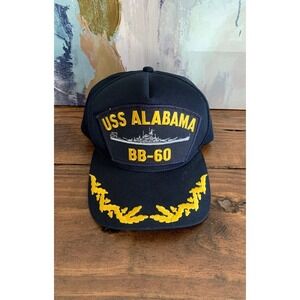 USS ALABAMA BB-60 Battleship Snapback Hat ~ NorthStar Made in USA
